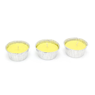 Set Of 3 Citronella Candles Insect Repellent | Triple 80g Bug Repellent Outdoor Candles | Mosquito Repellent Camping Candle Set Candle In Foil Cup