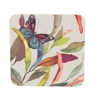 Set of 4 Butterfly Placemats & Coasters | 8 Piece Kitchen Dining Table Mat Set