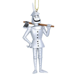 Silver Tin Man Christmas Bauble | Wizard of Oz Christmas Tree Ornament - 12cm