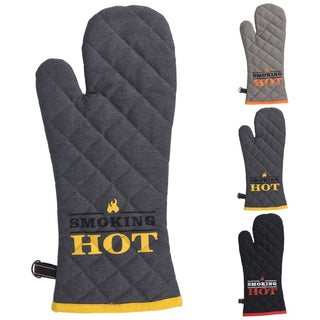 Smoking Hot Single Barbecue Grill Heat Resistant Oven Glove | Protective Safety BBQ Mitt Grill Glove | Heat Resistant Kitchen Oven Mitt - Colour Varies One Supplied