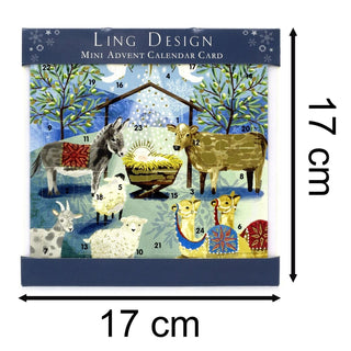 The Nativity - Christmas Advent Calendar | Advent Greetings Card & Envelope