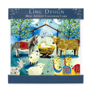 The Nativity - Christmas Advent Calendar | Advent Greetings Card & Envelope