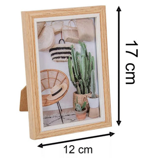 White Trim Wooden Photo Frame 6x4 | Freestanding Single Aperture Picture Frame